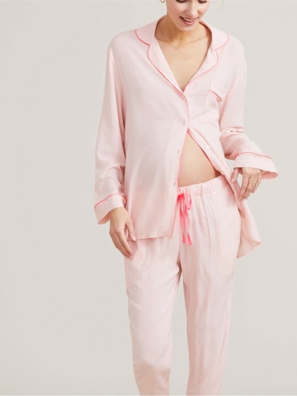 Hatch Pajama Set Pink Two Piece Top & Bottom Hatch Size 1 / 4-6 / S - Picture 11 of 12